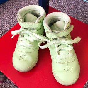 Reebok high top sneakers- kids